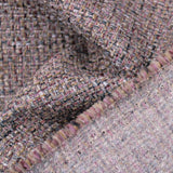 basket weave durable tweed fabric  Gold Pink