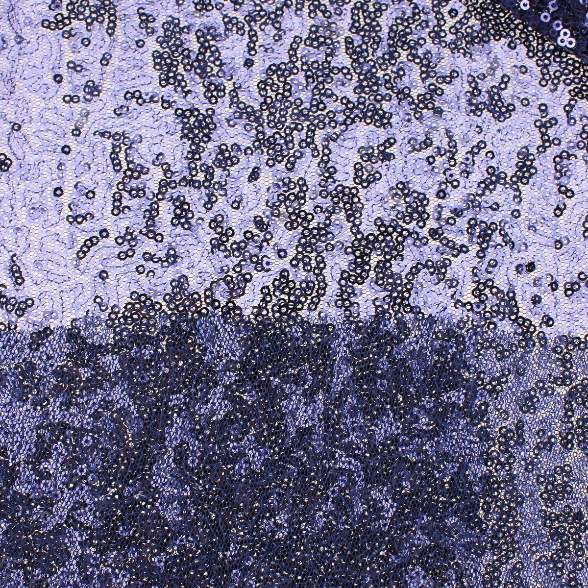 tiny sequins on mesh fabric for party dressmaking Navy