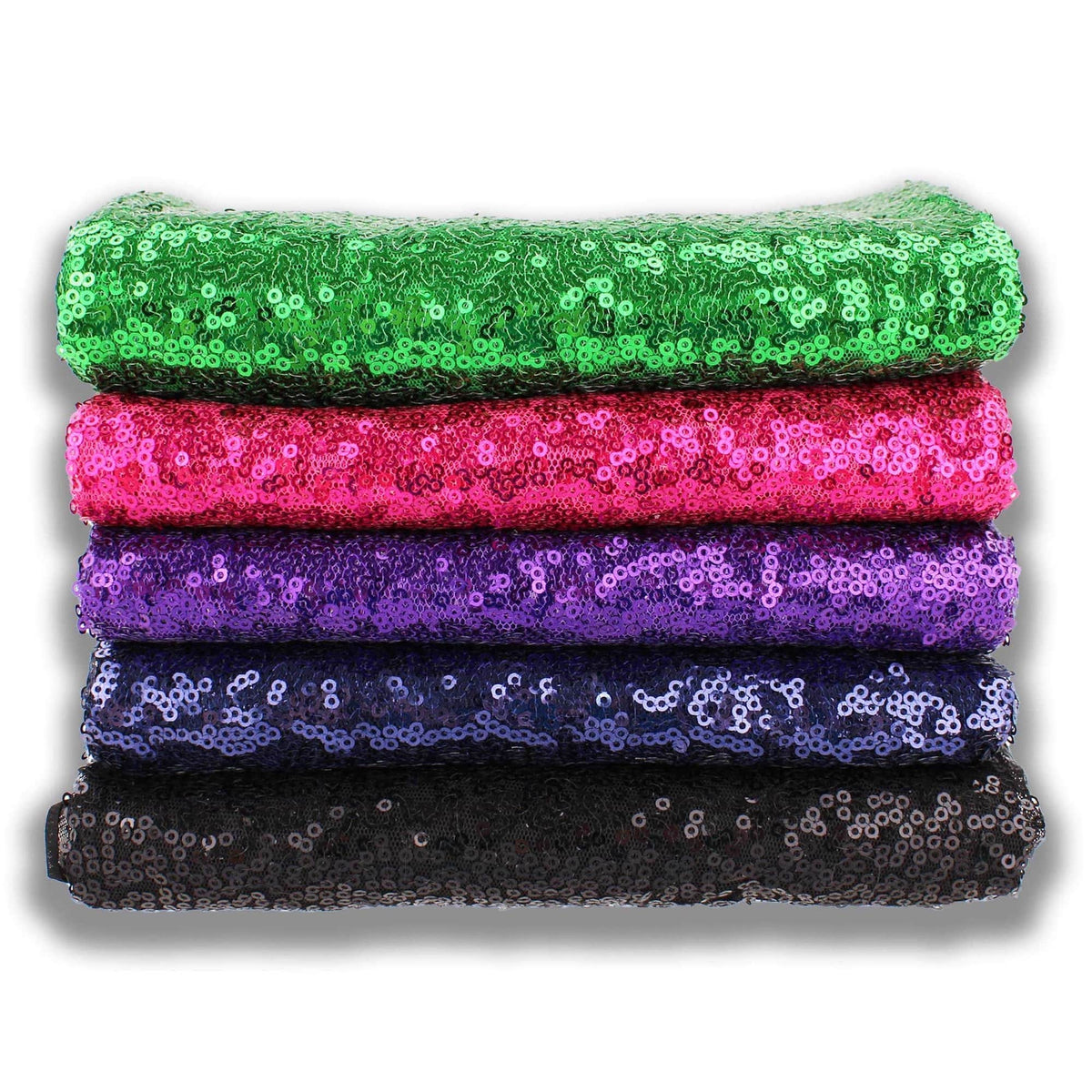 tiny sequins on mesh fabric for party dressmaking Pink