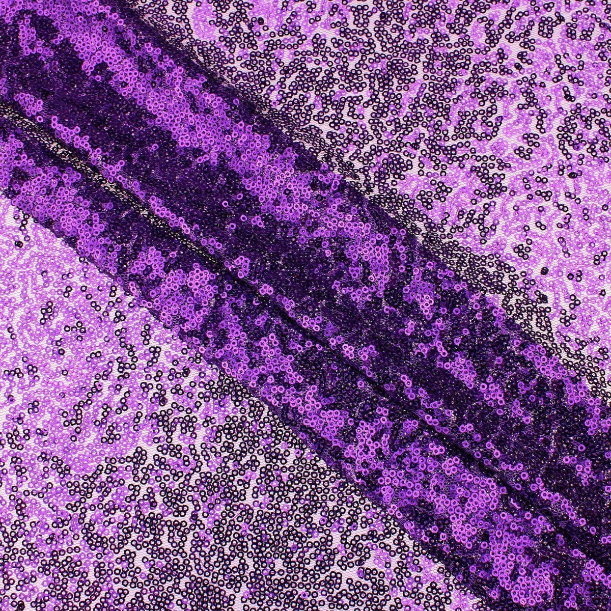 tiny sequins on mesh fabric for party dressmaking Purple