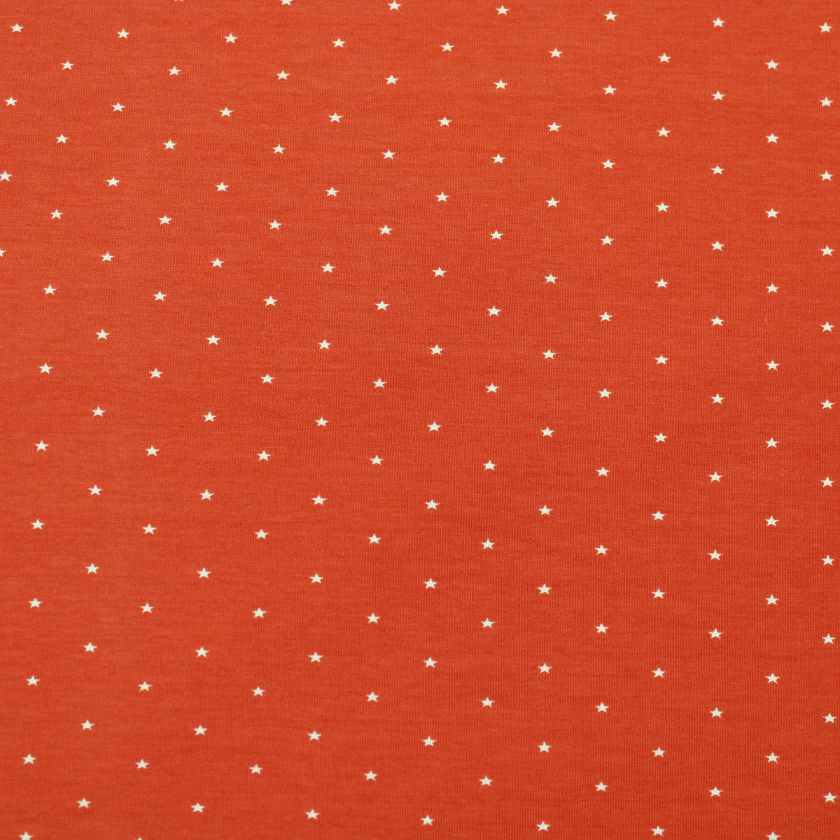 Tiny Little Stars Cotton Jersey Print Dressmaking Fabric Material Kids OEKO TEX Jersey Stretch spandex Nightwear Pyjamas Knit soft Brique