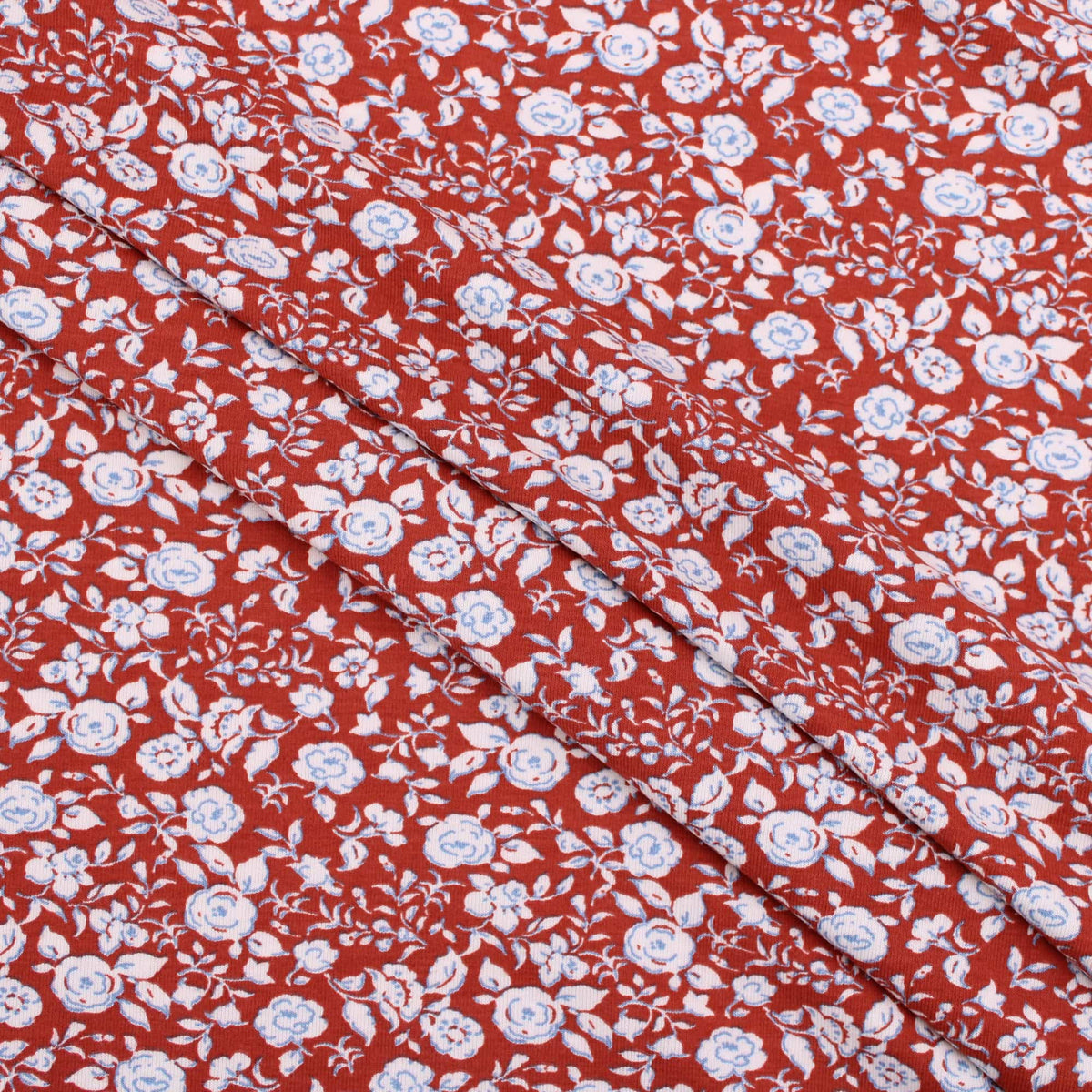 soft stretch bamboo jersey kids women dressmaking fabric Dark Red