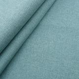 smooth woollen linen look durable furnishing upholstery fabric Light Teal