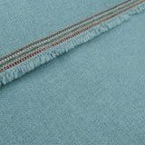 smooth woollen linen look durable furnishing upholstery fabric Light Teal