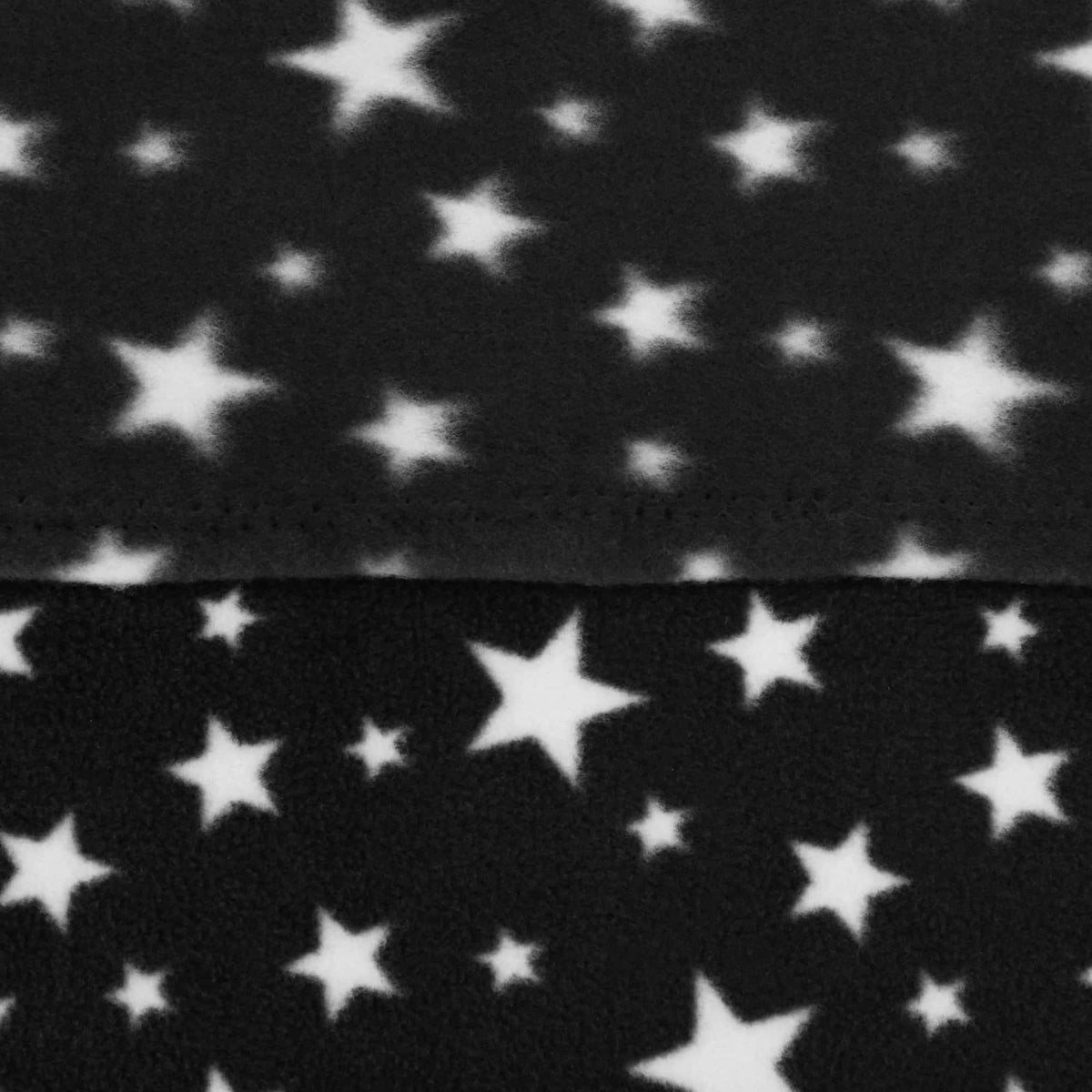 soft pattern anti pill polar fleece cosy kids pets fabric Black
