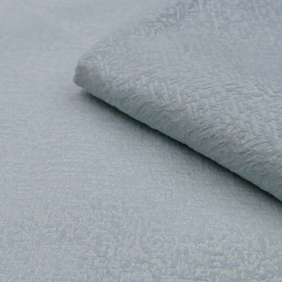 velvety smooth furnishing textured chenille fabric Ice Blue