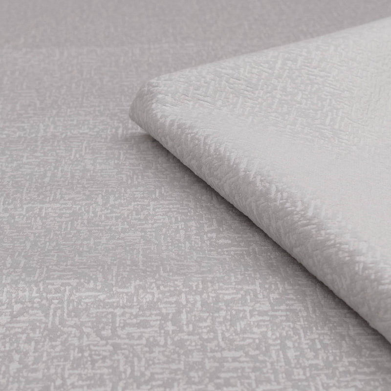 velvety smooth furnishing textured chenille fabric Silver White