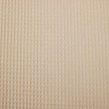 soft towelling woven cotton waffle fabric Beige