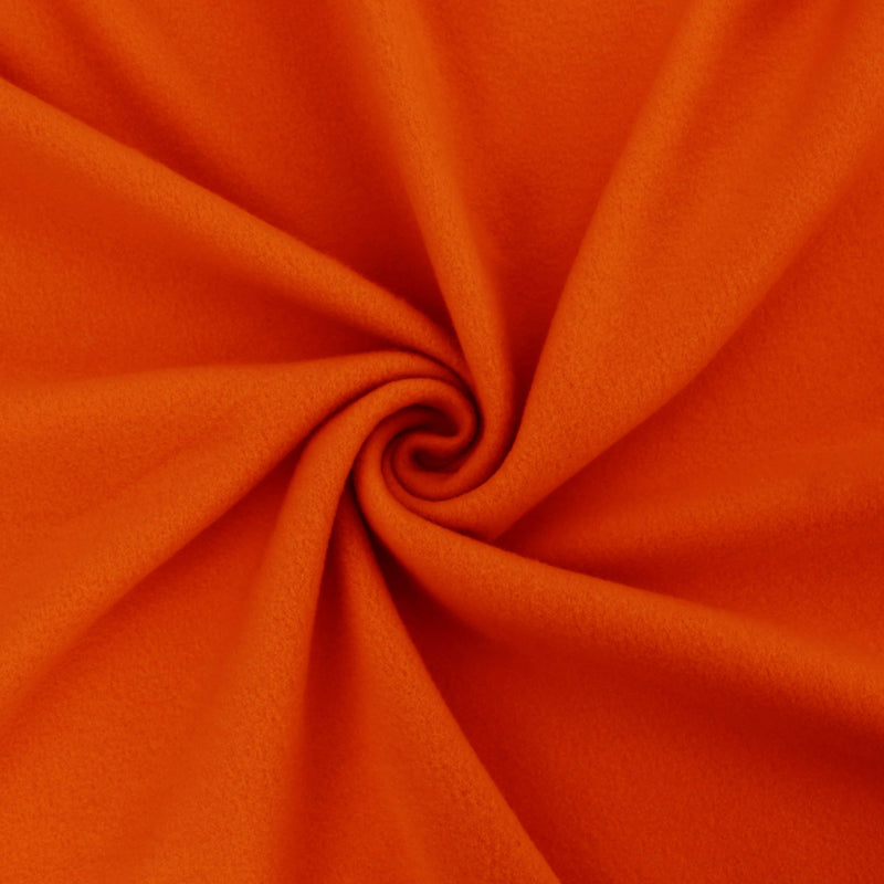 soft and  smooth polar fleece kids craft fabric Orange