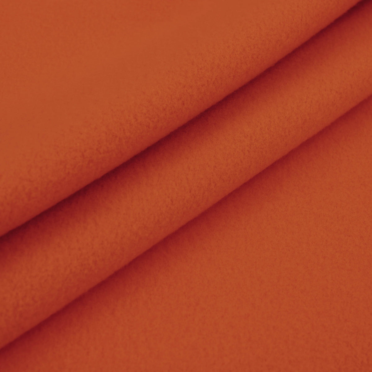 soft and  smooth polar fleece kids craft fabric Terracotta