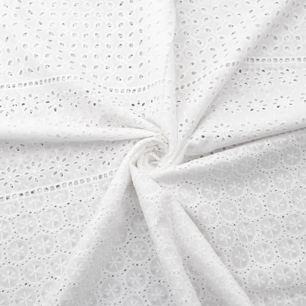 embroidered pure cotton dressmaking women kids fabric 3 Tiered