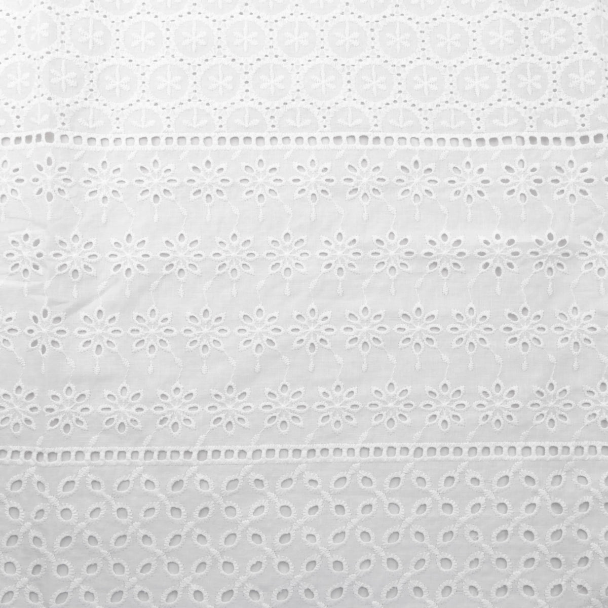 embroidered pure cotton dressmaking women kids fabric 3 Tiered