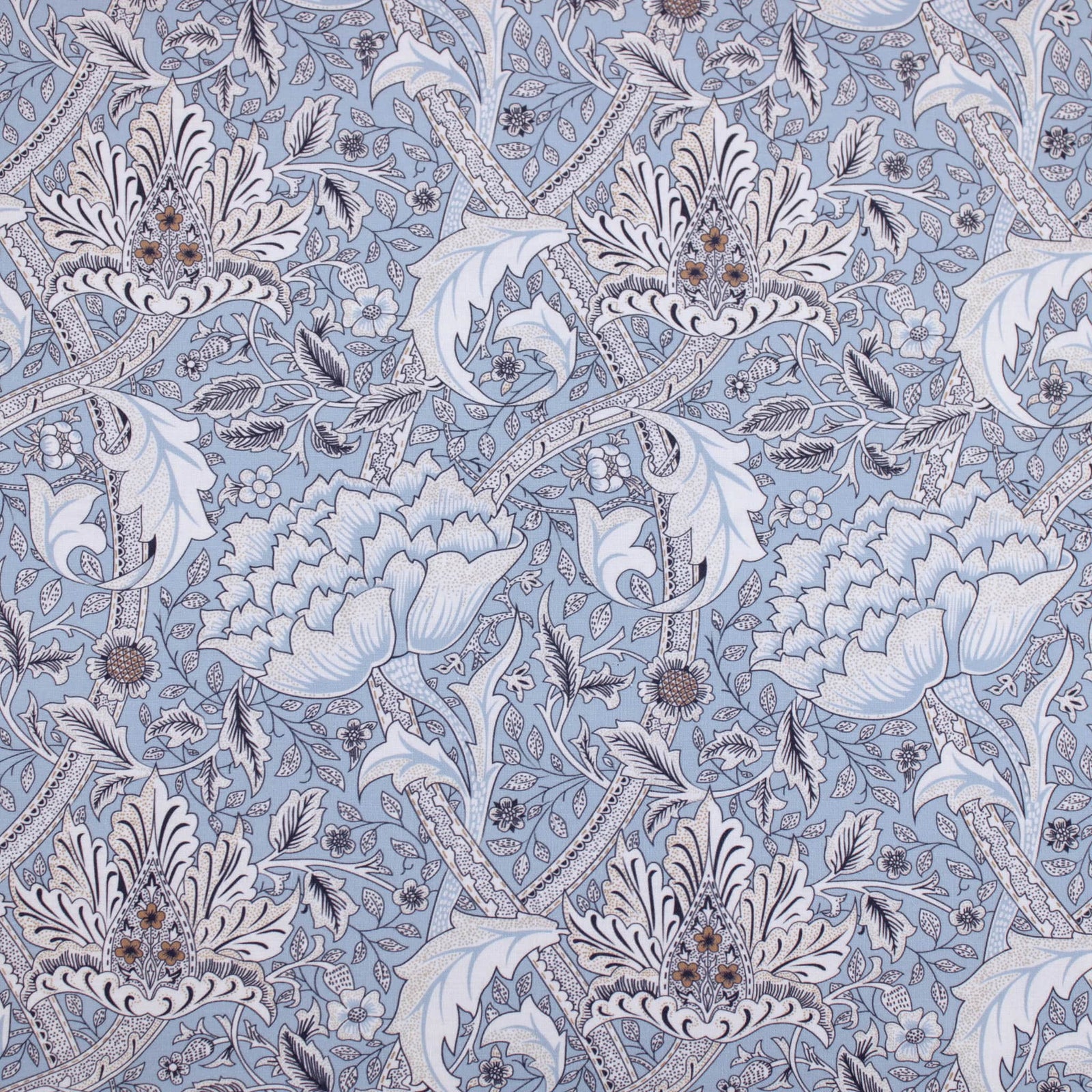 hoisum　Birdブランケット　WilliamMorris　BLUE WilliamMorris🄬 – HOiSUM MART
