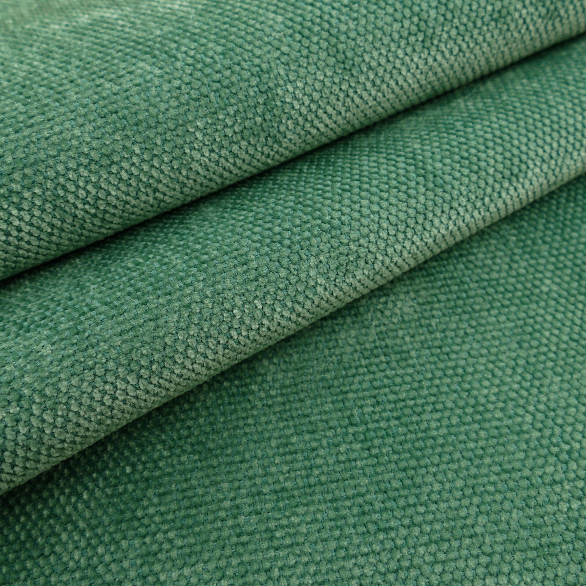 Smooth chenille soft furnishing upcycling fabric Forest