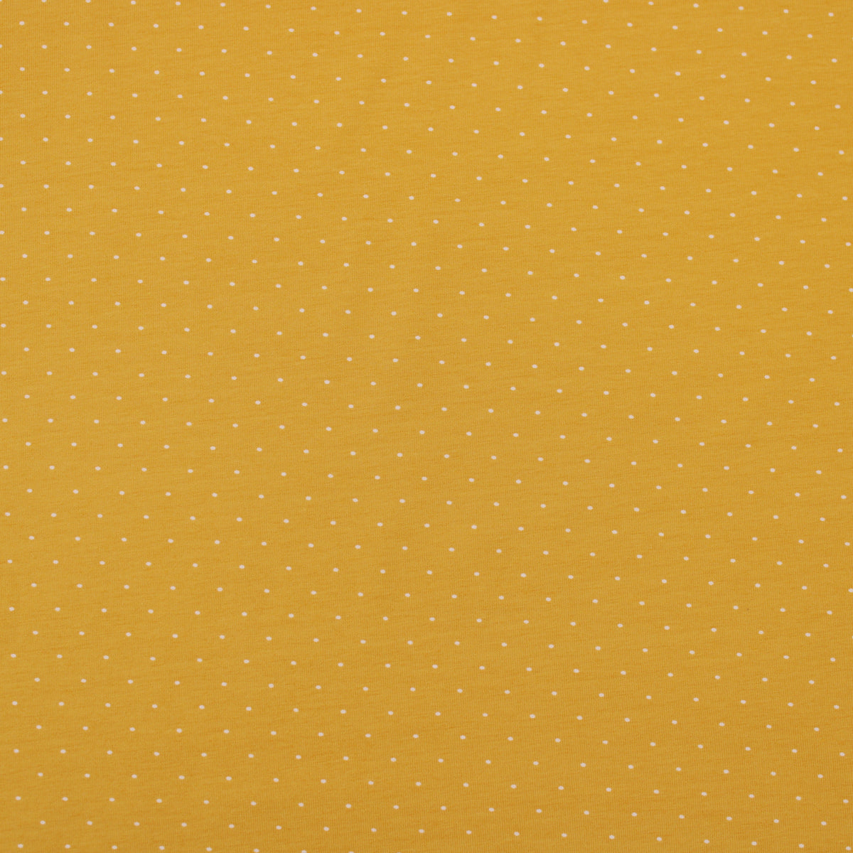 Teeny Tiny Spots Cotton Jersey - Mustard Yellow