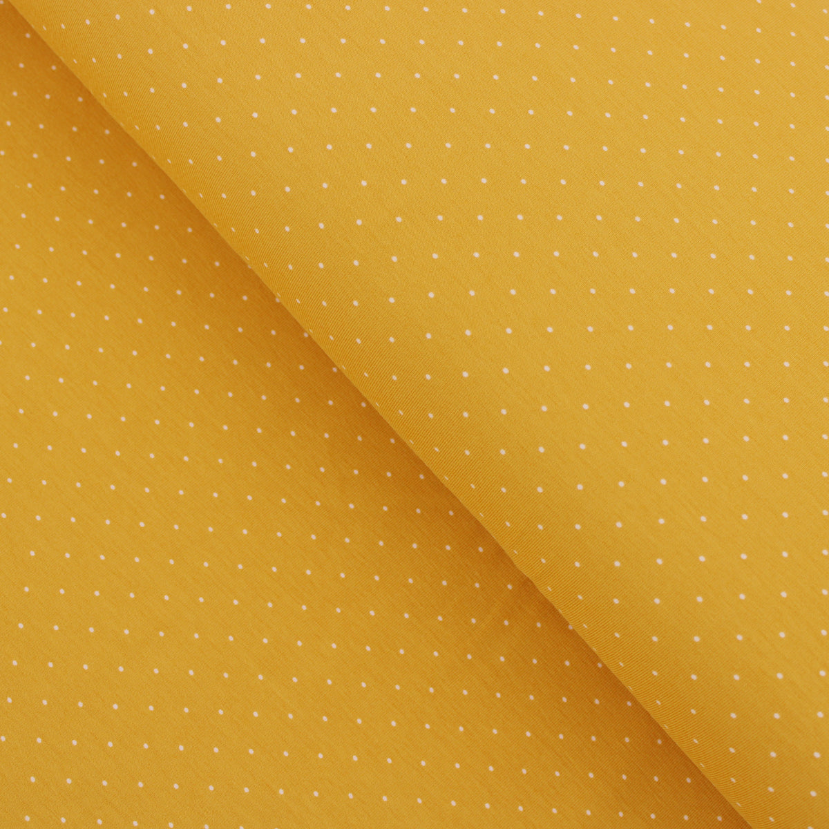 Teeny Tiny Spots Cotton Jersey - Mustard Yellow